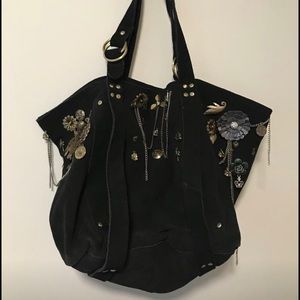 FREE PEOPLE leather tote bag